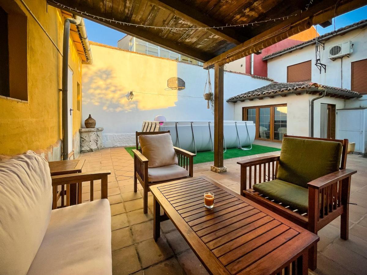 Medina de Ríoseco Casa El Arrabal, Casa Con Chimenea, Piscina Y Patioヴィラ エクステリア 写真